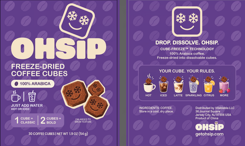 OHSIP Freeze-Dried Coffee Cubes — 30 Cubes